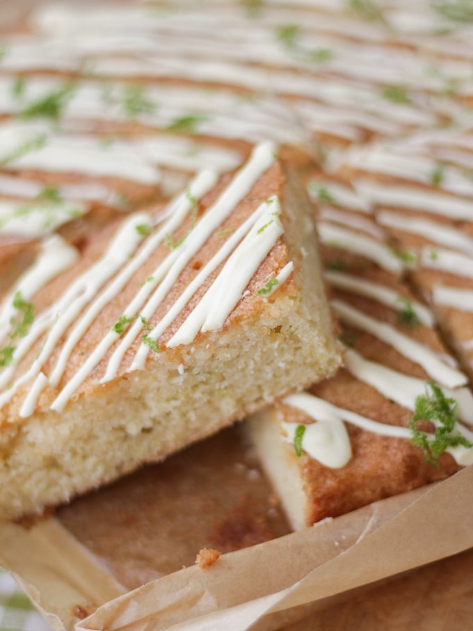 Gin And Tonic Cake Bars